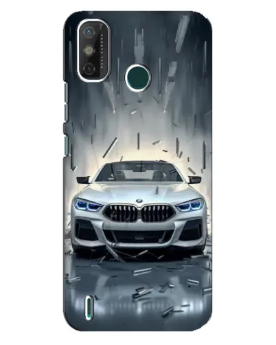 Чохол для TECNO Spark GO (2021) з картинкою «BMW у світлі фар»