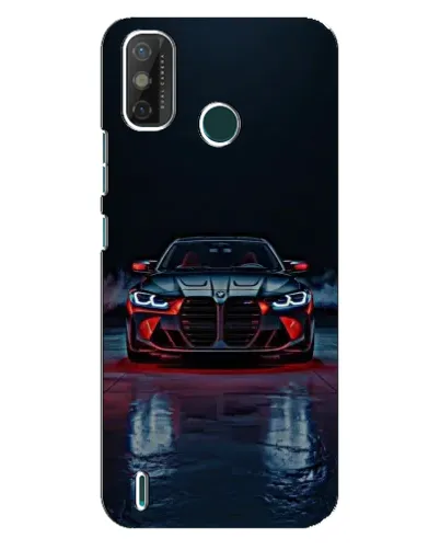 Чохол для TECNO Spark GO (2021) з картинкою «BMW на мокрій дорозі»