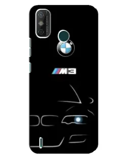 Чехол для TECNO Spark GO (2021) с картинкой «Минималистичный принт BMW M3»