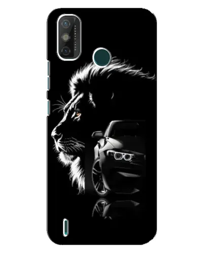 Чохол для TECNO Spark GO (2021) з картинкою «BMW та лев»