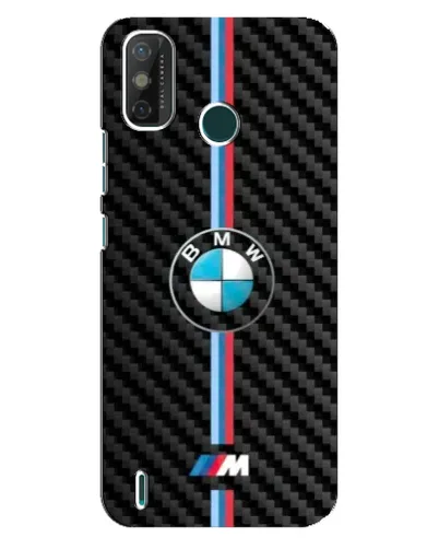 Чохол для TECNO Spark GO (2021) з картинкою «Емблема BMW та карбон»