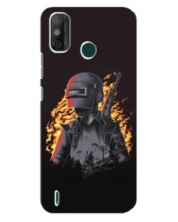 Чехол для TECNO Spark GO (2021) с картинкой «PUBG — огненный силуэт» Чехол для TECNO Spark GO (2021) с картинкой «PUBG — огненный силуэт»