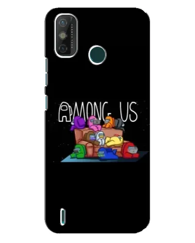 Чехол для TECNO Spark GO (2021) с картинкой «Логотип Among Us»