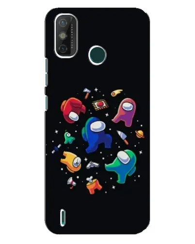 Чехол для TECNO Spark GO (2021) с картинкой «Among Us космос»
