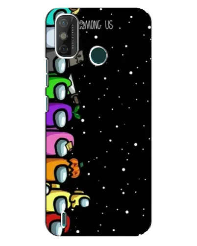 Чехол для TECNO Spark GO (2021) с картинкой «Команда Among Us»