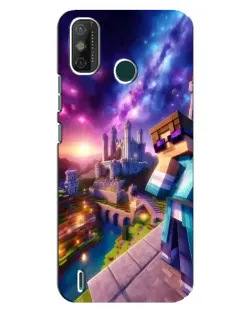 Чехол для TECNO Spark GO (2021) с картинкой «Стив и космос»