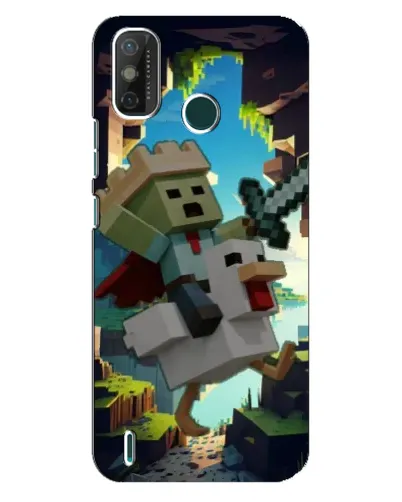 Чехол для TECNO Spark GO (2021) с картинкой «Стив и гусь» Чехол для TECNO Spark GO (2021) с картинкой «Стив и гусь»
