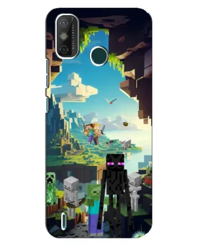 Чехол для TECNO Spark GO (2021) с картинкой «Эндермен в лесу» Чехол для TECNO Spark GO (2021) с картинкой «Эндермен в лесу»