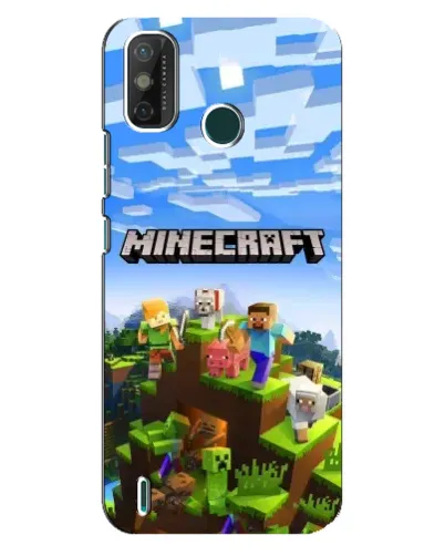 Чехол для TECNO Spark GO (2021) с картинкой «Minecraft классический мир» Чехол для TECNO Spark GO (2021) с картинкой «Minecraft классический мир»