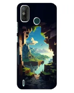Чехол для TECNO Spark GO (2021) с картинкой «Вид из пещеры»