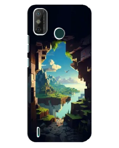 Чехол для TECNO Spark GO (2021) с картинкой «Вид из пещеры» Чехол для TECNO Spark GO (2021) с картинкой «Вид из пещеры»