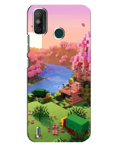 Чехол для TECNO Spark GO (2021) с картинкой «Розовое дерево Minecraft» Чехол для TECNO Spark GO (2021) с картинкой «Розовое дерево Minecraft»
