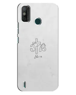 Чехол для TECNO Spark GO (2021) с картинкой «Иоанна 3:16 Крест» Чехол для TECNO Spark GO (2021) с картинкой «Иоанна 3:16 Крест»