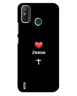 Чехол для TECNO Spark GO (2021) с картинкой «Сердце - Jesus» Чехол для TECNO Spark GO (2021) с картинкой «Сердце - Jesus»