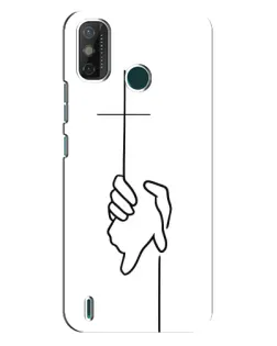 Чехол для TECNO Spark GO (2021) с картинкой «Рука держит» Чехол для TECNO Spark GO (2021) с картинкой «Рука держит»