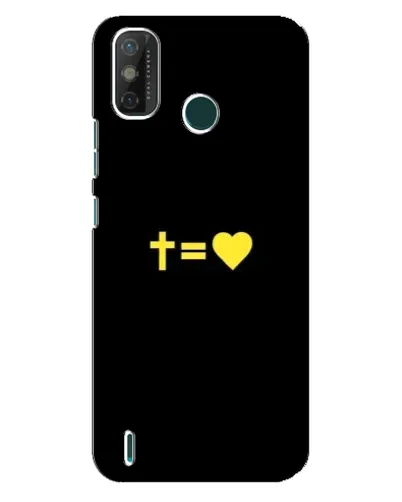 Чехол для TECNO Spark GO (2021) с картинкой «Сердце и Крест» Чехол для TECNO Spark GO (2021) с картинкой «Сердце и Крест»
