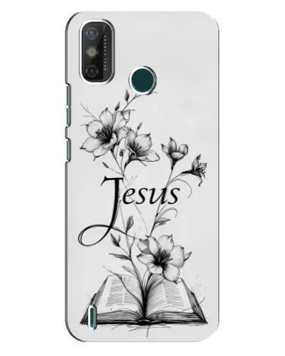 Чехол для TECNO Spark GO (2021) с картинкой «Цветы и Библия» Чехол для TECNO Spark GO (2021) с картинкой «Цветы и Библия»