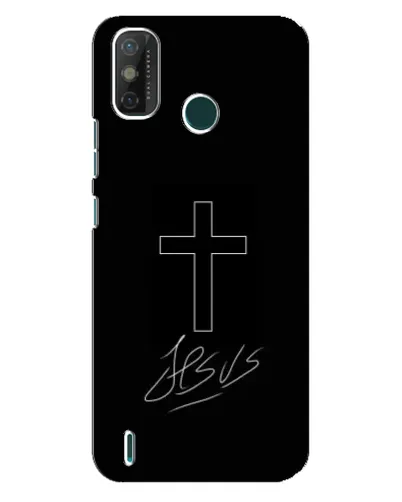 Чехол для TECNO Spark GO (2021) с картинкой «Графический крест Jesus» Чехол для TECNO Spark GO (2021) с картинкой «Графический крест Jesus»