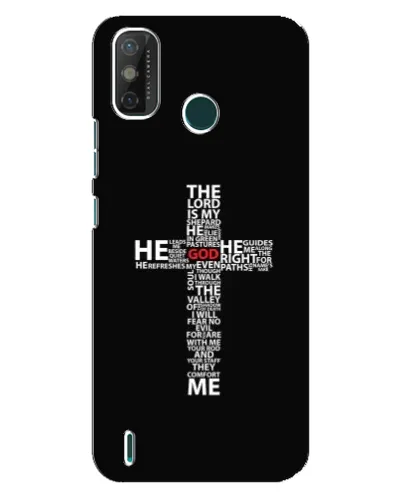 Чехол для TECNO Spark GO (2021) с картинкой «Текстовый крест» Чехол для TECNO Spark GO (2021) с картинкой «Текстовый крест»