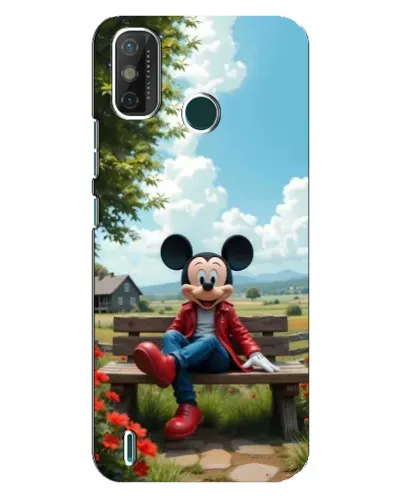 Чехол для TECNO Spark GO (2021) с картинкой «Микки на скамейке» Чехол для TECNO Spark GO (2021) с картинкой «Микки на скамейке»