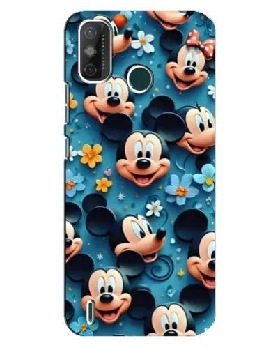 Чехол для TECNO Spark GO (2021) с картинкой «Паттерн Микки и Минни» Чехол для TECNO Spark GO (2021) с картинкой «Паттерн Микки и Минни»