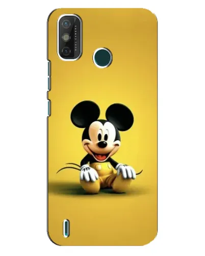 Чехол для TECNO Spark GO (2021) с картинкой «Микки на желтом» Чехол для TECNO Spark GO (2021) с картинкой «Микки на желтом»