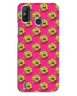 Чехол для TECNO Spark GO (2021) с картинкой «Розовый паттерн»