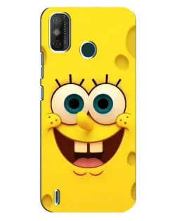 Чехол для TECNO Spark GO (2021) с картинкой «Губка Боб улыбка»