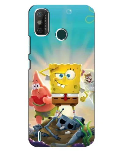 Чохол для TECNO Spark GO (2021) з картинкою «Спанч Боб переможець»