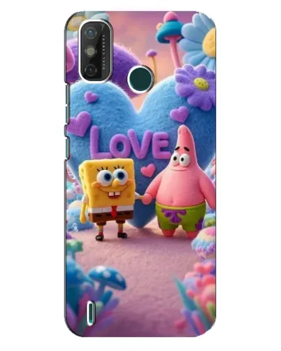 Чохол для TECNO Spark GO (2021) з картинкою «Губка Боб Патрік»