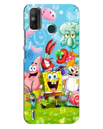 Чехол для TECNO Spark GO (2021) с картинкой «Губка Боб и друзья» Чехол для TECNO Spark GO (2021) с картинкой «Губка Боб и друзья»