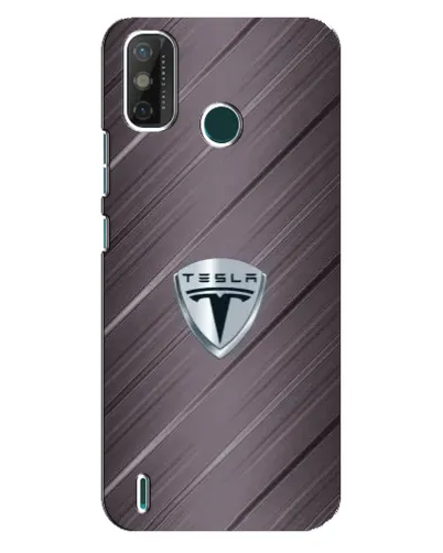Чехол для TECNO Spark GO (2021) с картинкой «Металлическая текстура Tesla»