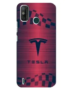 Чехол для TECNO Spark GO (2021) с картинкой «Тесла красный карбон» Чехол для TECNO Spark GO (2021) с картинкой «Тесла красный карбон»
