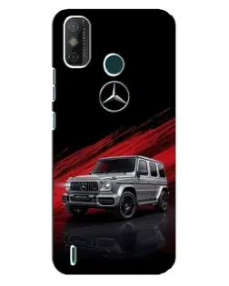 Чехол для TECNO Spark GO (2021) с картинкой «Mercedes G-Class красный»