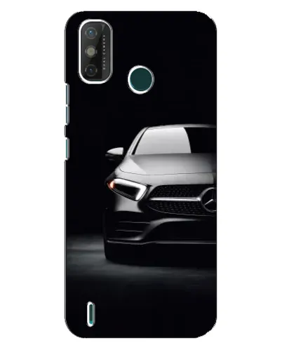 Чехол для TECNO Spark GO (2021) с картинкой «Свет фар Mercedes»