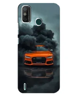 Чехол для TECNO Spark GO (2021) с картинкой «Audi в облаках дыма» Чехол для TECNO Spark GO (2021) с картинкой «Audi в облаках дыма»