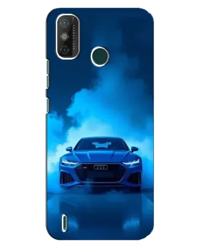 Чехол для TECNO Spark GO (2021) с картинкой «Audi — голубая энергия»