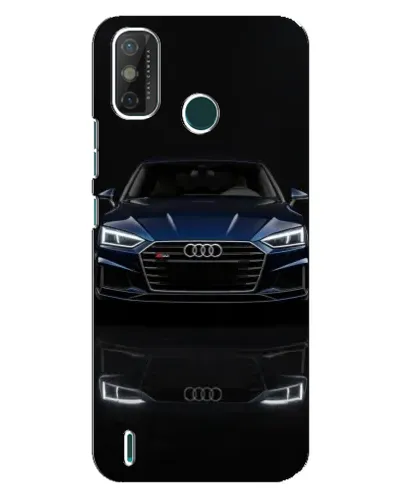 Чехол для TECNO Spark GO (2021) с картинкой «Audi — ночное отражение»