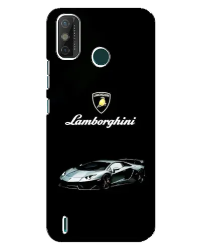 Чехол для TECNO Spark GO (2021) с картинкой «Логотип Lamborghini классика»
