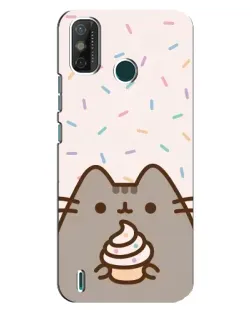 Чохол для TECNO Spark GO (2021) з картинкою «Пушин з кексом» Чохол для TECNO Spark GO (2021) з картинкою «Пушин з кексом»