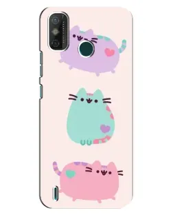 Чохол для TECNO Spark GO (2021) з картинкою «Pusheen тріо» Чохол для TECNO Spark GO (2021) з картинкою «Pusheen тріо»
