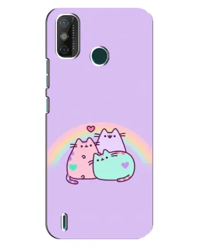 Чохол для TECNO Spark GO (2021) з картинкою «Веселкові Пушини» Чохол для TECNO Spark GO (2021) з картинкою «Веселкові Пушини»