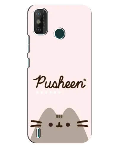 Чохол для TECNO Spark GO (2021) з картинкою «Pusheen логотип» Чохол для TECNO Spark GO (2021) з картинкою «Pusheen логотип»