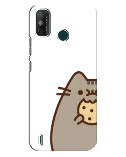 Чохол для TECNO Spark GO (2021) з картинкою «Пушин з печивом» Чохол для TECNO Spark GO (2021) з картинкою «Пушин з печивом»