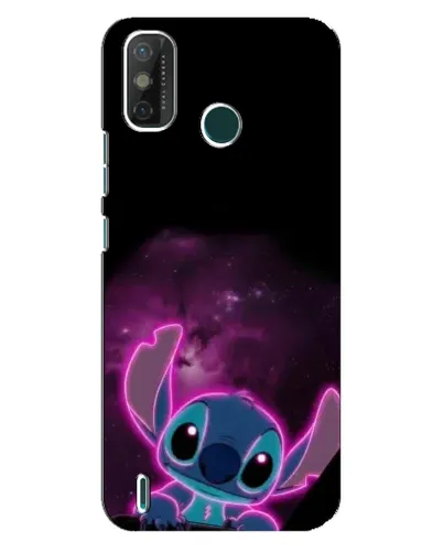 Чехол для TECNO Spark GO (2021) с картинкой «Неоновый Stitch»