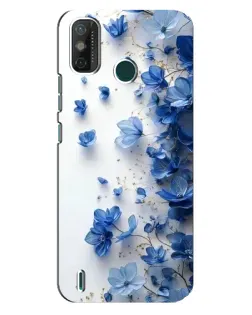 Чехол для TECNO Spark GO (2021) с картинкой «Голубой цветочный каскад» Чехол для TECNO Spark GO (2021) с картинкой «Голубой цветочный каскад»