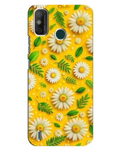 Чехол для TECNO Spark GO (2021) с картинкой «Ромашковое солнце»
