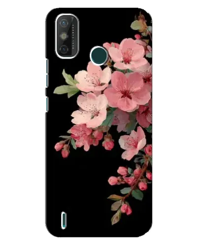 Чехол для TECNO Spark GO (2021) с картинкой «Розовая ветка сакуры»