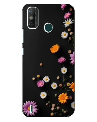 Чехол для TECNO Spark GO (2021) с картинкой «Цветочная композиция»