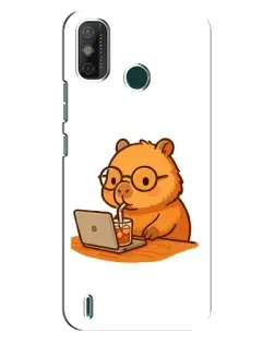 Чехол для TECNO Spark GO (2021) с картинкой «Капибара с ноутбуком» Чехол для TECNO Spark GO (2021) с картинкой «Капибара с ноутбуком»